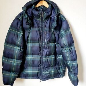 Ralph Lauren Blue Label Plaid Puffer Jacket - Blue and Green 1XB